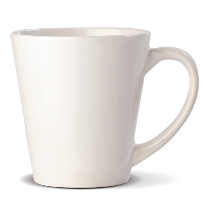 Mug bianca di gres speciale progettata per la sublimazione da 350ml