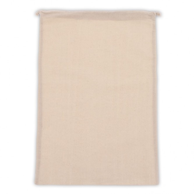 Sacchetto in cotone 140g/m² certificato OEKO-TEX® 30x45cm color beige