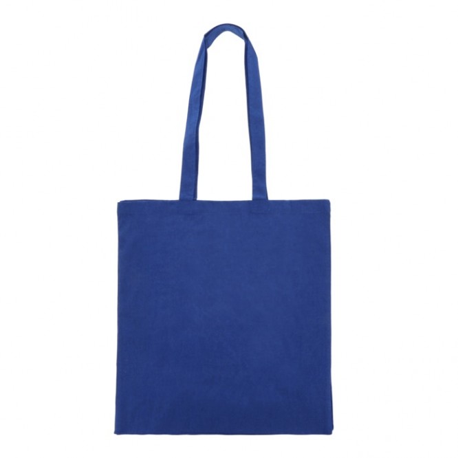 Shopper con soffietto in cotone riciclato da 140 g/m²