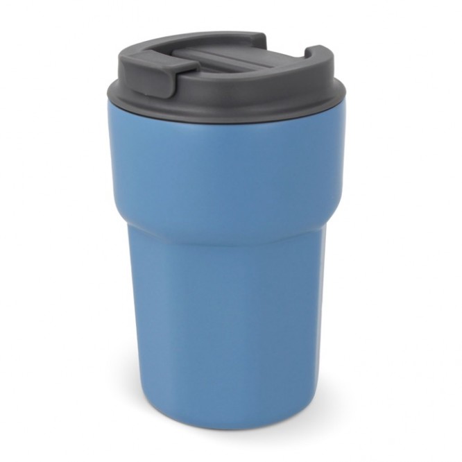 Bicchiere da asporto in acciaio con tappo a vite in silicone 350ml