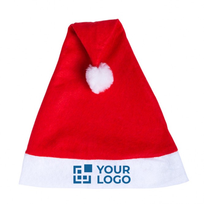 Colorati cappelli di Natale personalizzati color rosso vista principale