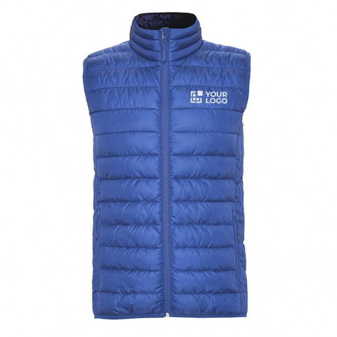 Gilet da uomo isolante in poliestere con effetto piuma 290 g/m² Roly