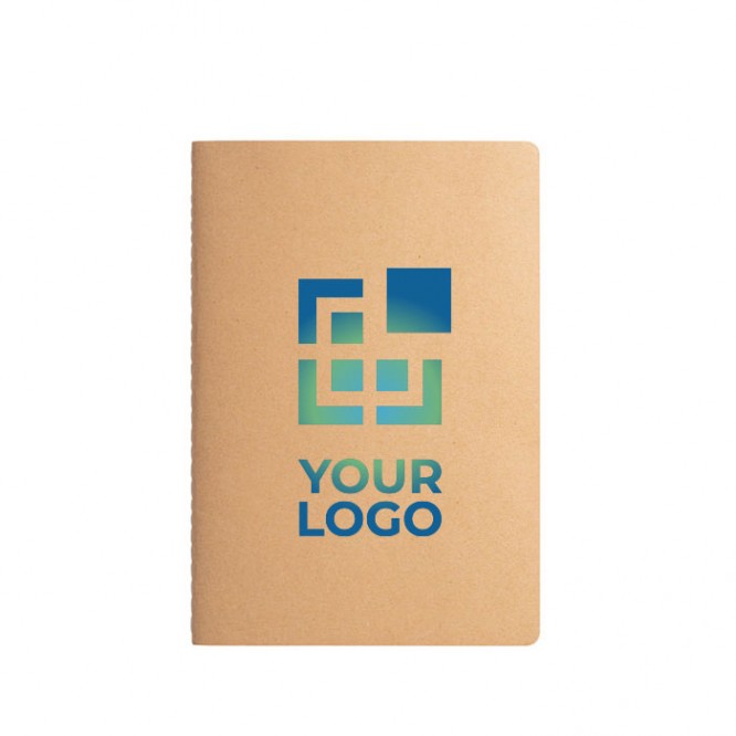 Piccoli quaderni ecologici con logo aziendale per clienti