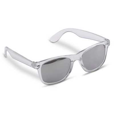 Occhiali da sole trasparenti con lenti colorate e protezione UV400