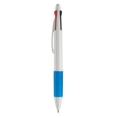 Penne 4 colori con impugnatura colorata e fusto in bianco o argento