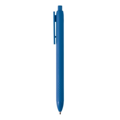Penna a sfera a scatto realizzata al 100% con PLA e inchiostro blu