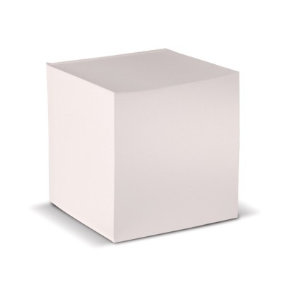 Cubo di 840 foglietti bianchi di carta riciclata 90g/m² per appunti