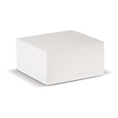 Cubo di 420 foglietti bianchi di carta riciclata 90g/m² per annotare