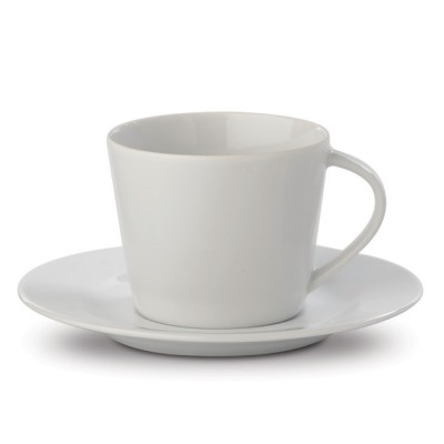 Tazza da cappuccino con piattino in porcellana da 160ml