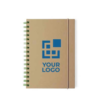 Notebook Quaderno per Appunti con Elastico e Porta Telefono