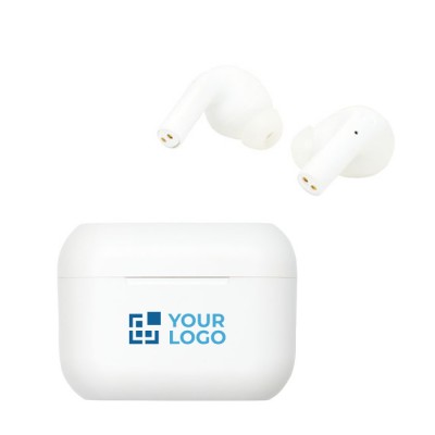 Auricolari con microfono In-Ear isolamento rumore pc smartphone tablet  bianco