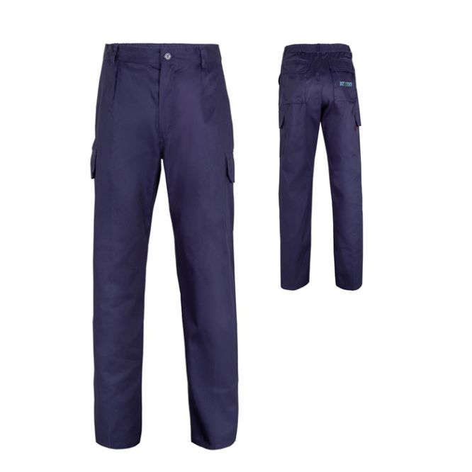 Pantaloni multitasche unisex in cotone e poliestere 200 g/m2 Velilla 