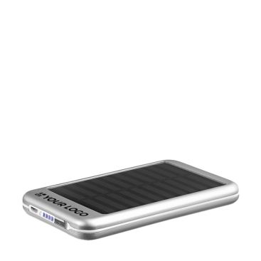 Power bank promozionale solare 4000 mAh colore nero