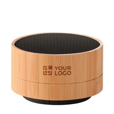 Speaker bluetooth 4.2 personalizzati con logo aziendale in ABS e Bambù