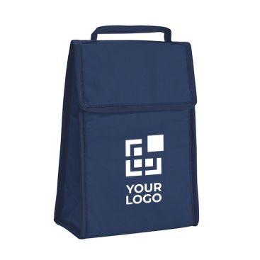 Borsa termica ripiegabile con logo aziendale color rosso