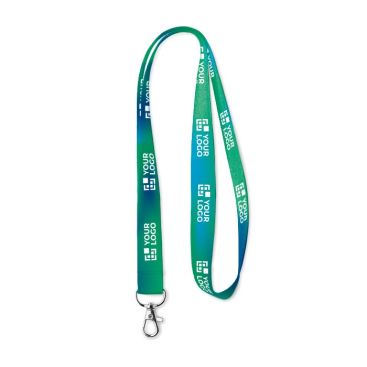 Lanyard con logo in sublimazione vista area di stampa