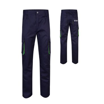 Pantaloni da lavoro in sargia bicolore con sei tasche 200 g/m2 Velilla 